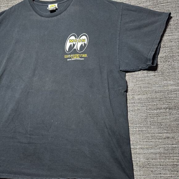 Mooneyes USA Shirt Men's 2XL Black Short Sleeve 30th Anniversary - Picture 4 of 16